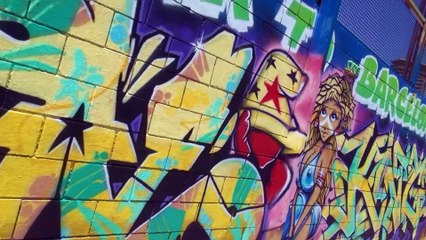 Barcelona Spain Gay LGBTQIA+ Pride 2015 Graffiti Art