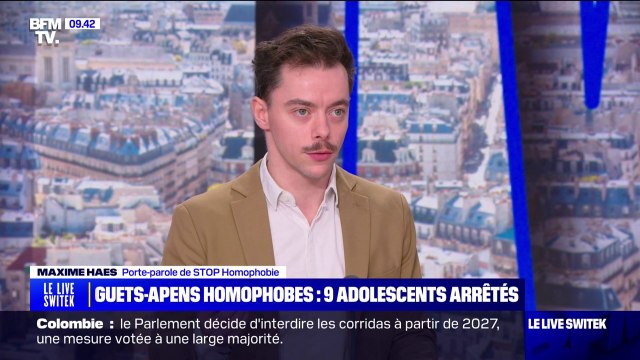 Il y a une vraie typologie de personnes ciblées : Maxime Haes, porte-parole de STOP Homophobie, au sujet des guet-apens homophobes