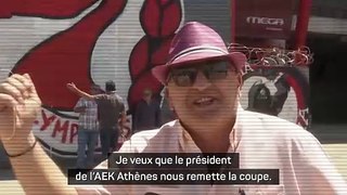 Les fans du Thrylos rêvent d'un sacre européen à l'AEK Arena