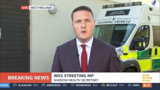 Wes Streeting questioned about Diane Abbott's election ban