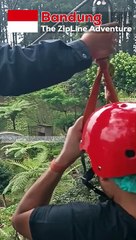 Zipline Adventure in Bandung Indonesia