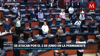 Debate electoral detiene labores legislativas en la Comisión Permanente del Congreso