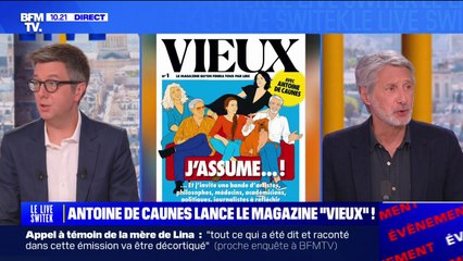L'animateur et comédien Antoine de Caunes lance le magazine "Vieux"