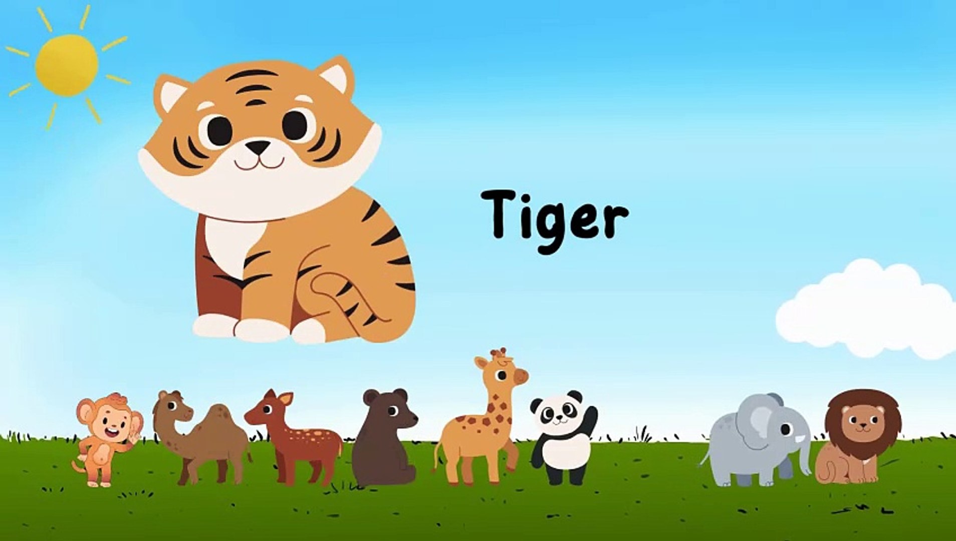 Zoo Animals Song - Identify Zoo Animals