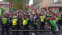 Pro-Palestine Protesters Clash with Police: 40 Activists Arrested and Officers Injured News Today UK