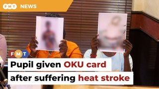 Pupil left out in sun to be given OKU card, says family spokesman