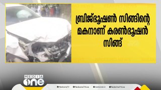 ഉത്തർപ്രദേശ് കൈസർഗഞ്ച് സ്ഥാനാർത്ഥി കരൺ ഭൂഷൻ സിംഗിന്റെ അകമ്പടി വാഹനം ഇടിച്ച് രണ്ടു കുട്ടികൾ മരിച്ചു