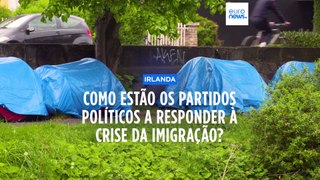 Como estão os novos partidos políticos da Irlanda a responder à crise da imigração?