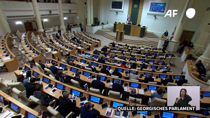 Trotz Massenprotesten: "Agenten-Gesetz" in Georgien verabschiedet