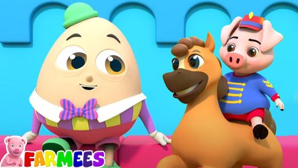 Humpty Dumpty Sat on a Wall - Nursery Rhyme for Kids by Farmees