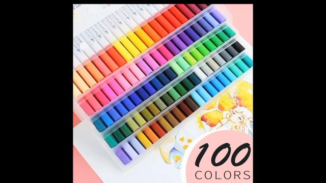 Colores Markers Brush Pens Set 2024