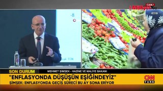 Bakan Şimşek'ten enflasyon açıklaması: Bu ay sona eriyor