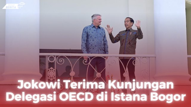 Jokowi Terima Kunjungan Delegasi OECD di Istana Bogor