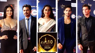Sunny Leone, Sanjeeda Sheikh, Ishaan Khatter & Other Celebs Sizzle At International Iconic Awards