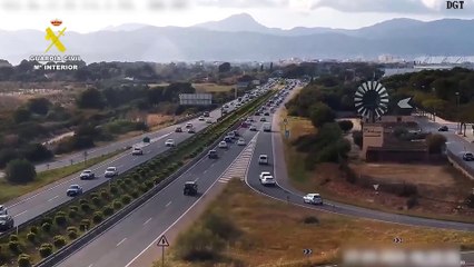 Brits rammed off Majorca Motorway