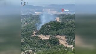 Milas’ta orman yangını: Büyümeden söndürüldü