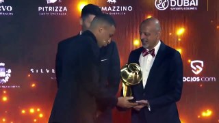 Mbappe wins Best Men's Player at the Globe Soccer Awards