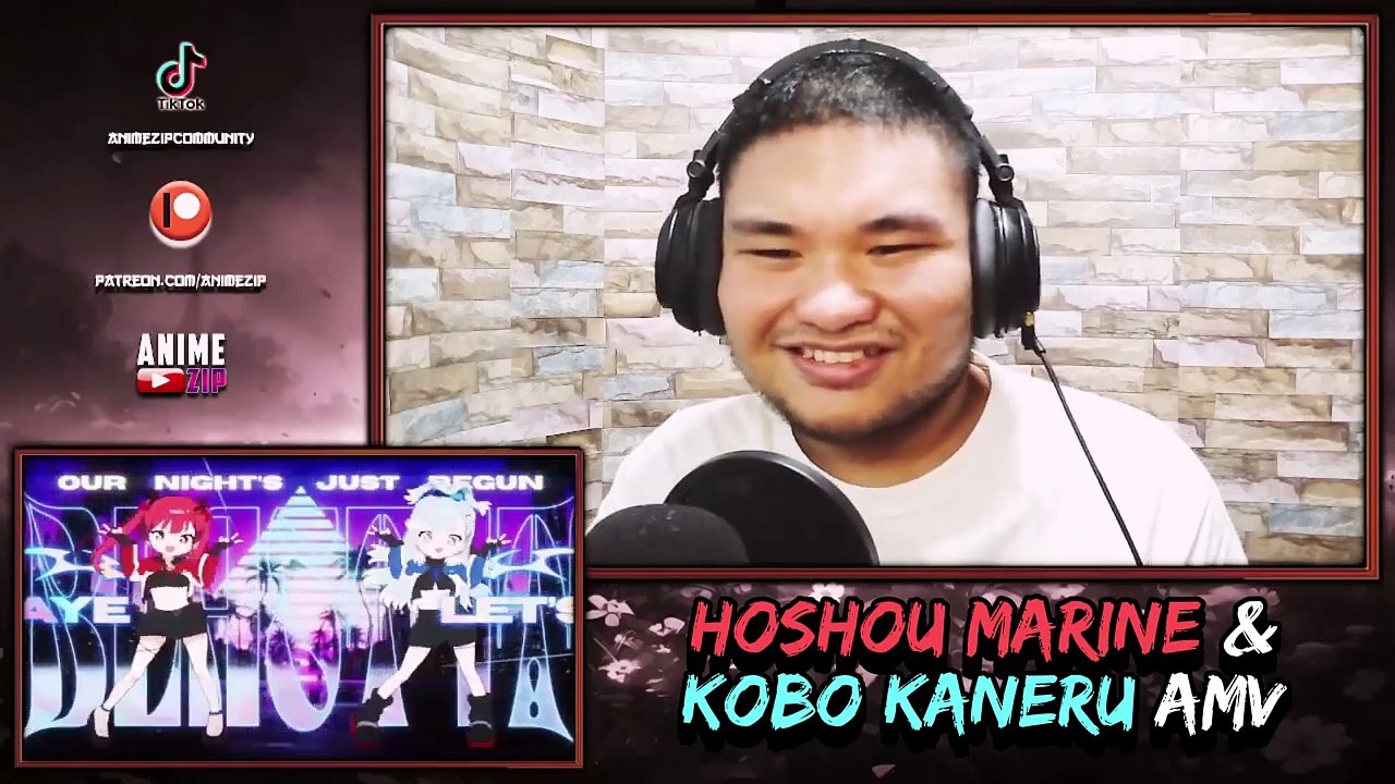 Reacting to "Original anime MV" III "hololive/Houshou Marine & Kobo Kanaeru" | Hololive Reaction