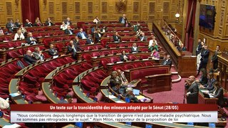 100% Sénat - Le Sénat adopte la proposition de loi visant à encadrer les transitions de genre