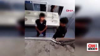 Düzce'de okul tuvaletinde skandal görüntü!  Soruşturma başlatıldı