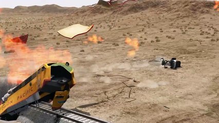 Trains vs Giant Pit - #52 - BeamNG.Drive