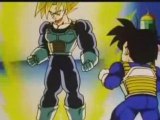 DBZ - Goku shows Gohan the Ascended Super Saiyan Levels