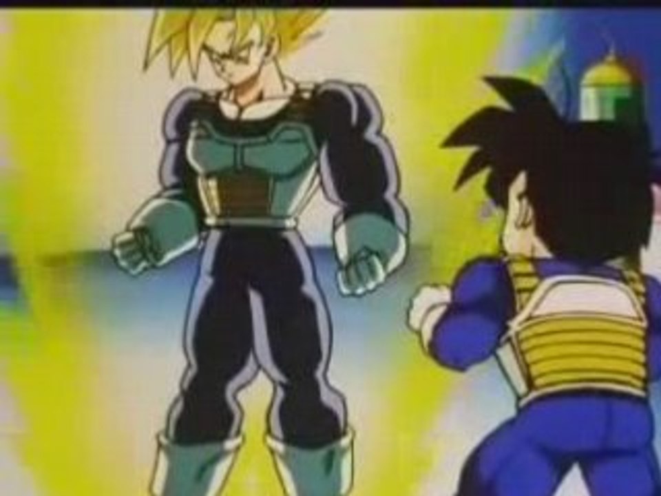 DBZ - Goku shows Gohan the Ascended Super Saiyan Levels