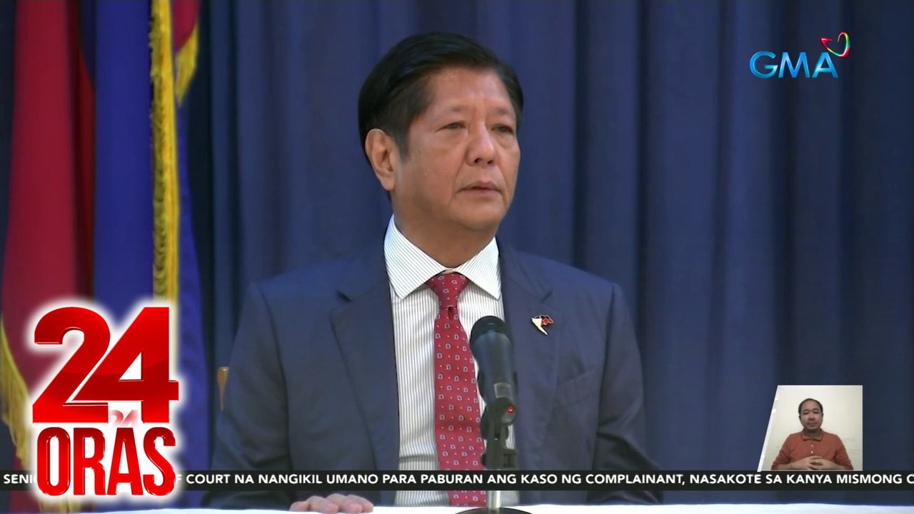 PBBM, iginiit na wala siyang kinalaman sa pagpalit ng Senate leadership | 24 Oras