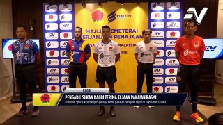 Pengadil sukan ragbi terima tajaan pakaian rasmi