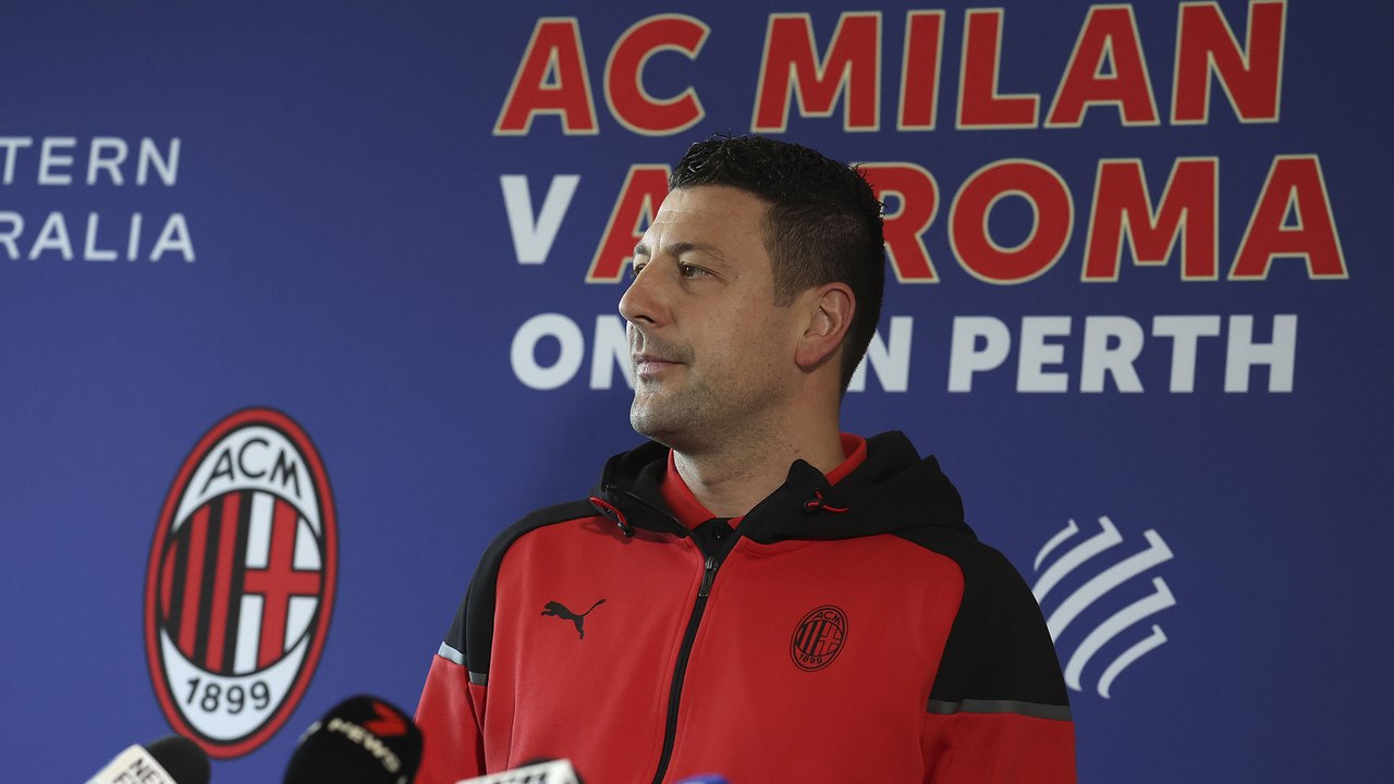 AC Milan v Roma, the press conference from Perth video Dailymotion