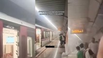 Sondakika | İzmir Hatay Metro durağında yangın