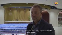 Las primeras palabras de Hansi Flick como entrenador del Barça