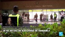 Informe desde Caracas: la Unión Europea no será observadora de las elecciones venezolanas