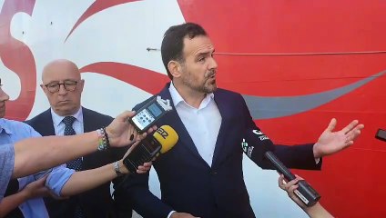 Sergio Vélez, CEO de Naviera Armas, sobre la nueva conexión eléctrica al puerto de Santa Cruz del Volcán de Taidía