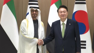 尹, UAE 대통령 정상회담...300억 달러 투자 재확인 / YTN