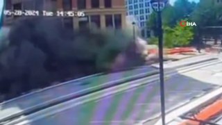 ABD’de binada korkunç patlama kamerada: 1 ölü, 7 yaralı