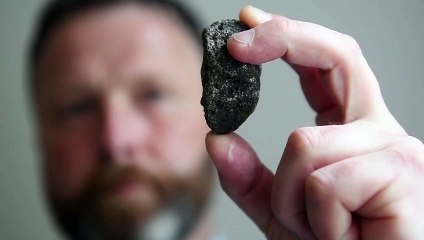 A Wakefield homeowner has told of his shock after watching a suspected meteorite burst through the sky and land next to his property.