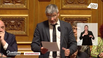 Gaza : "Vous ne faites rien", tance Guillaume Gontard