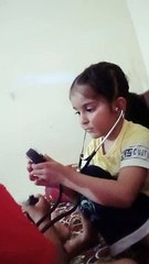 Dr Aashu is measuring Braim's Blood pressure|Demonstration of a Dr by Aashu