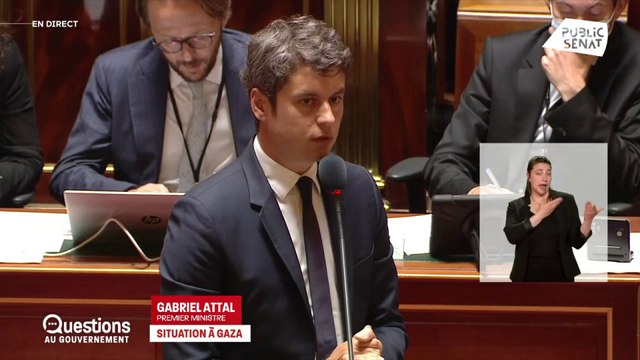 La reconnaissance d'un Etat palestinien n'est pas un tabou mais doit être utile , estime Attal