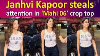 Janhvi Kapoor serves laid-back vibes in crop top with flared jeans