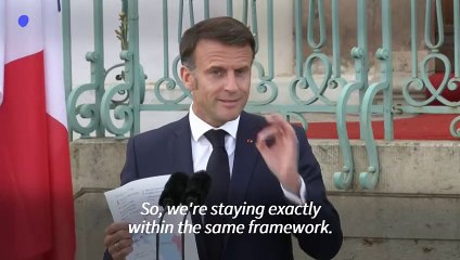 Ukraine should be allowed to 'neutralise' Russian military sites, says Macron