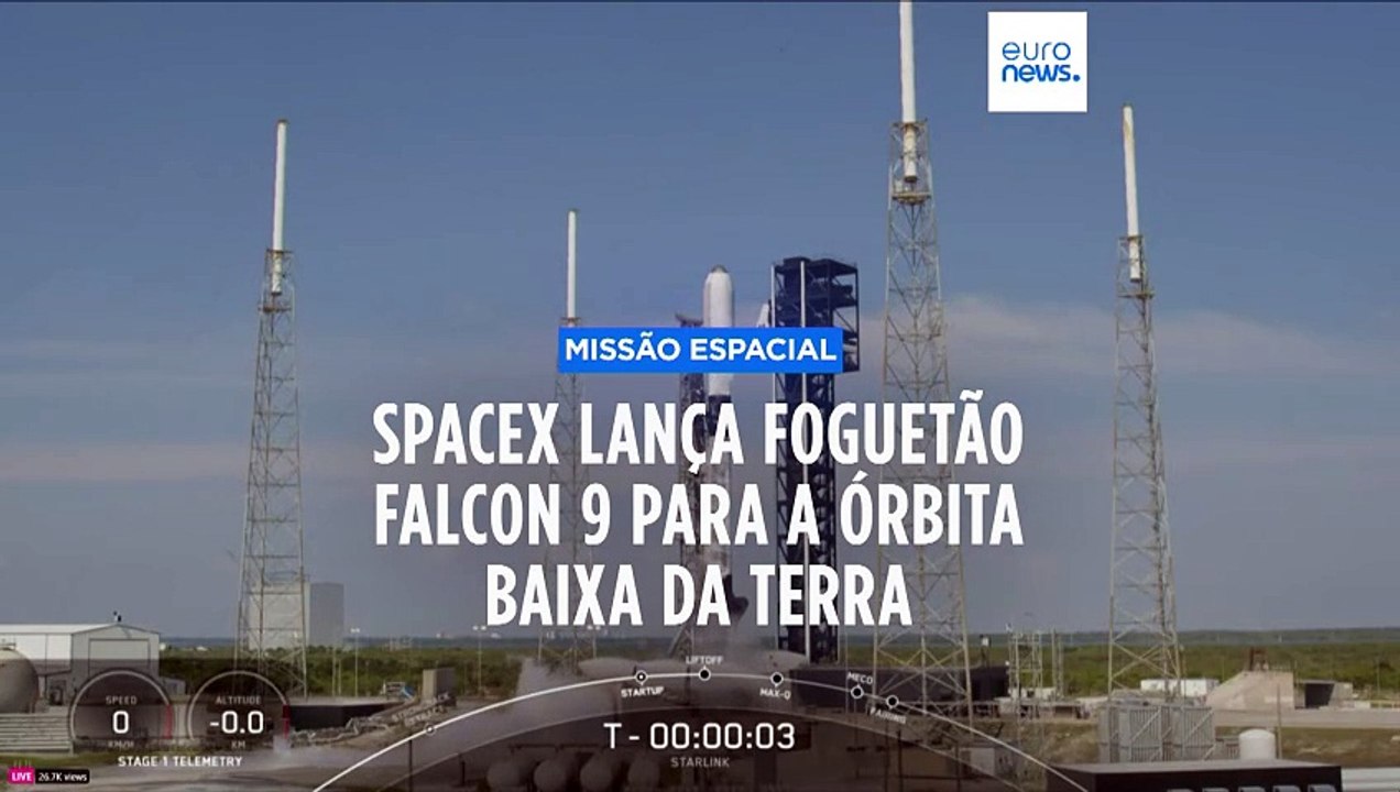 SpaceX lança 23 satélites para a órbitra terrestre