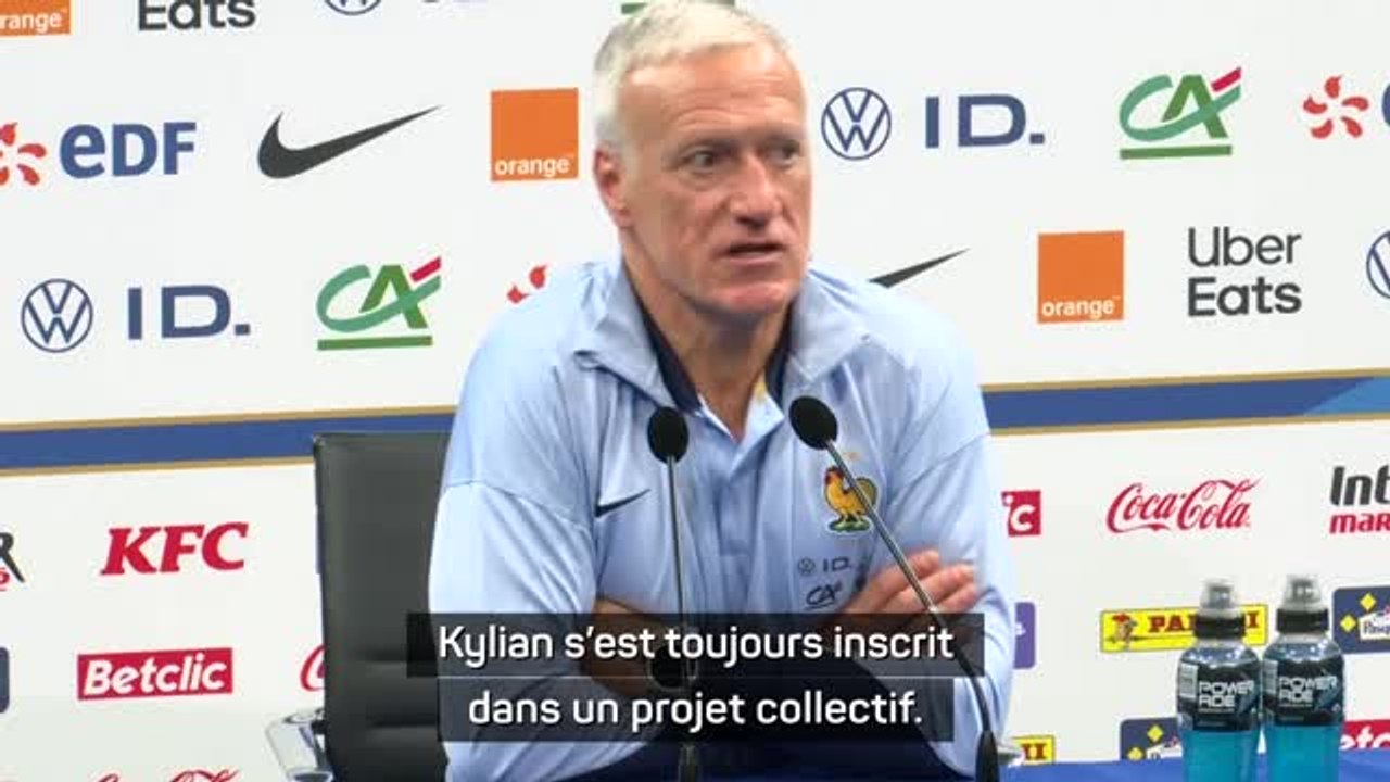 Bleus - Deschamps : "Mbappé s’est toujours inscrit dans un projet collectif"
