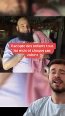 Il adopte des enfants tous les mois