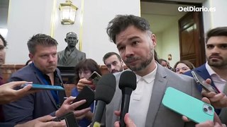 Rufián, sobre la fotografía de Abascal con Netanyahu: 