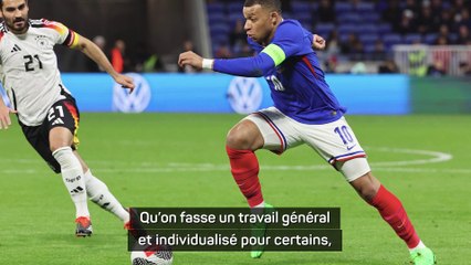 Deschamps : "Mbappé s’est toujours inscrit dans un projet collectif"