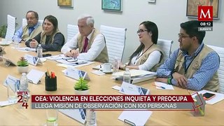 OEA en preocupación por la alta violencia previo a las elecciones de México