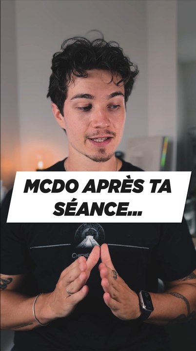 Le PROBLÈME de manger MCDO après ta séance de sport 