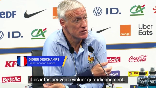 Deschamps sur les joueurs en méforme : Je ne suis pas inquiet